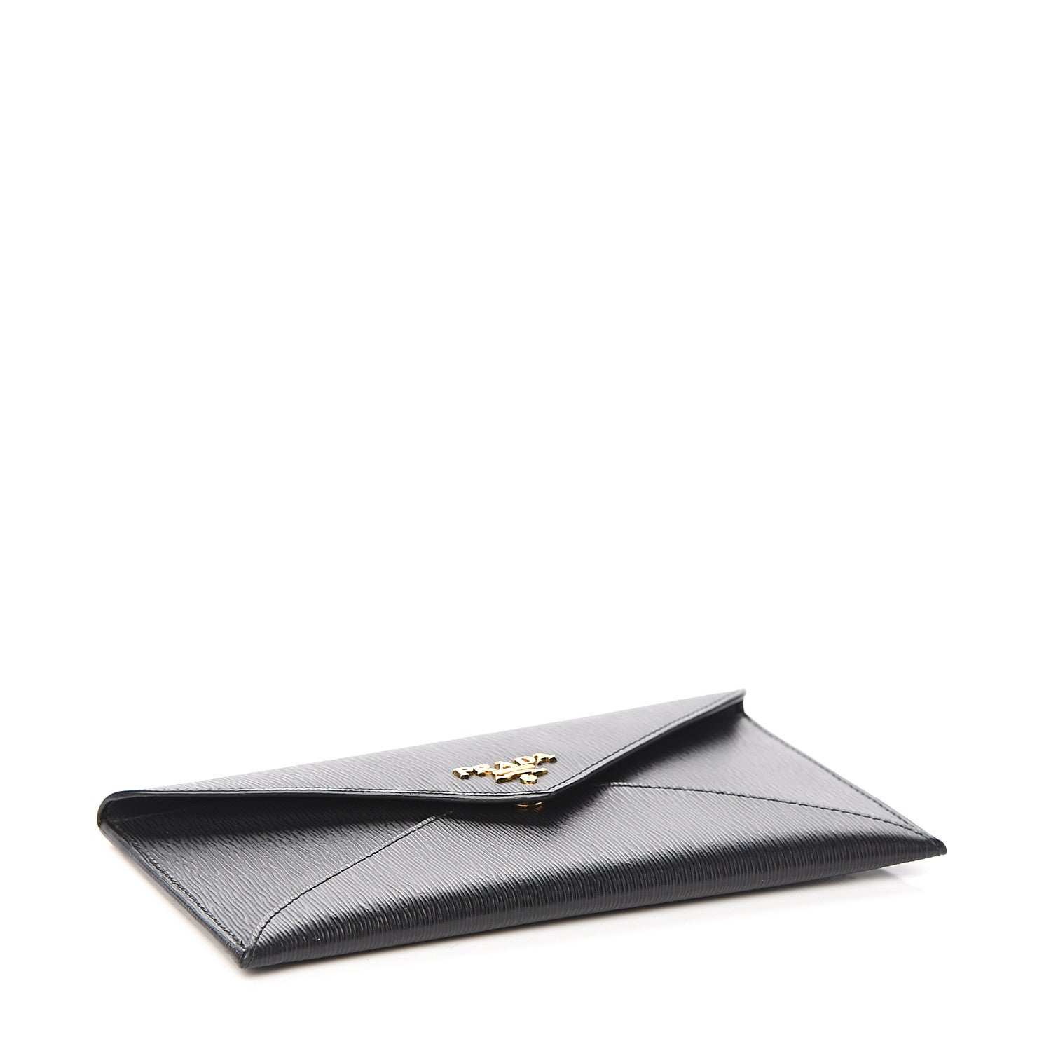 Prada Vitello Move Envelope Wallet Black 3 of 6