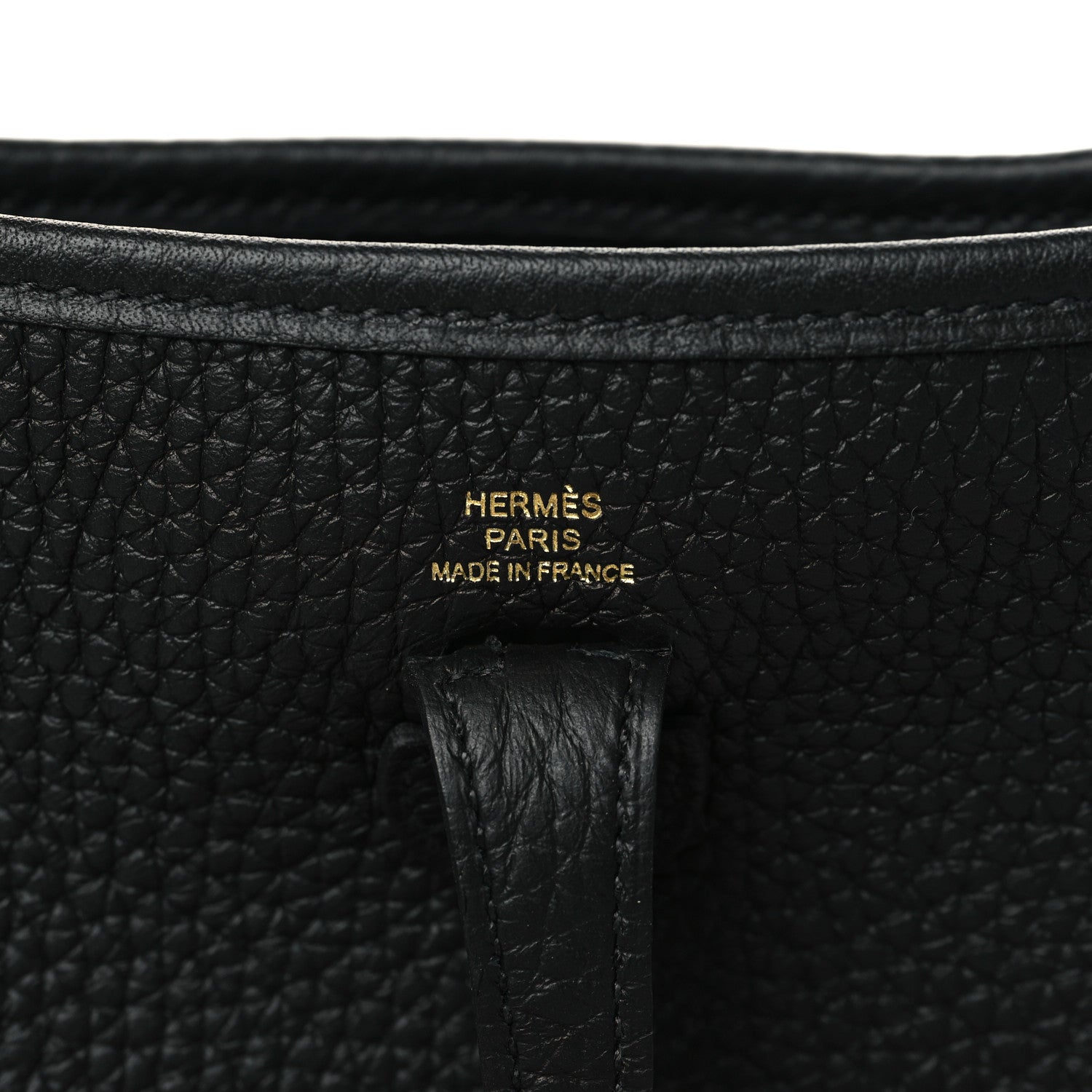 Hermes Taurillon Clemence Evelyne TPM Black 6 of 10