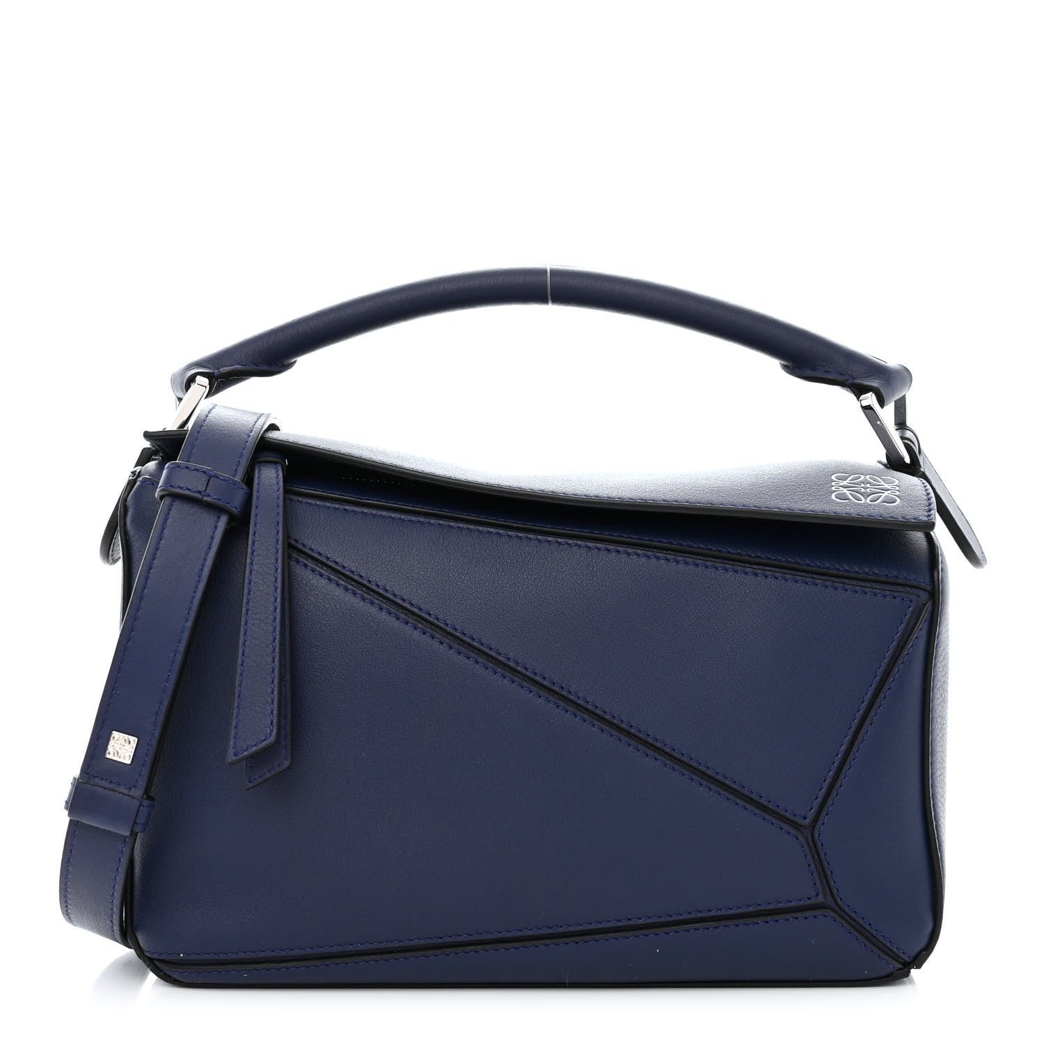 Loewe Calfskin Small Puzzle Bag Marine 1 of 10
