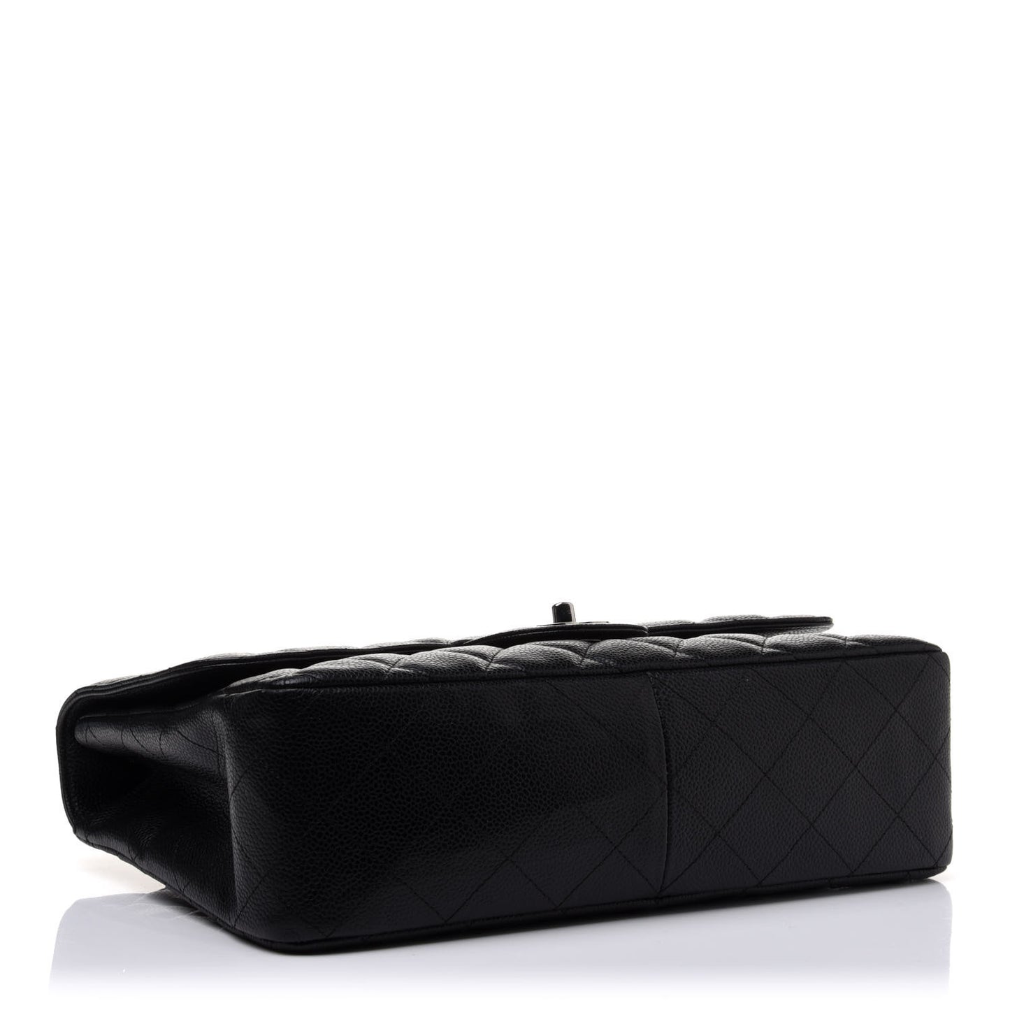 Caviar Quilted Jumbo Single Flap Black