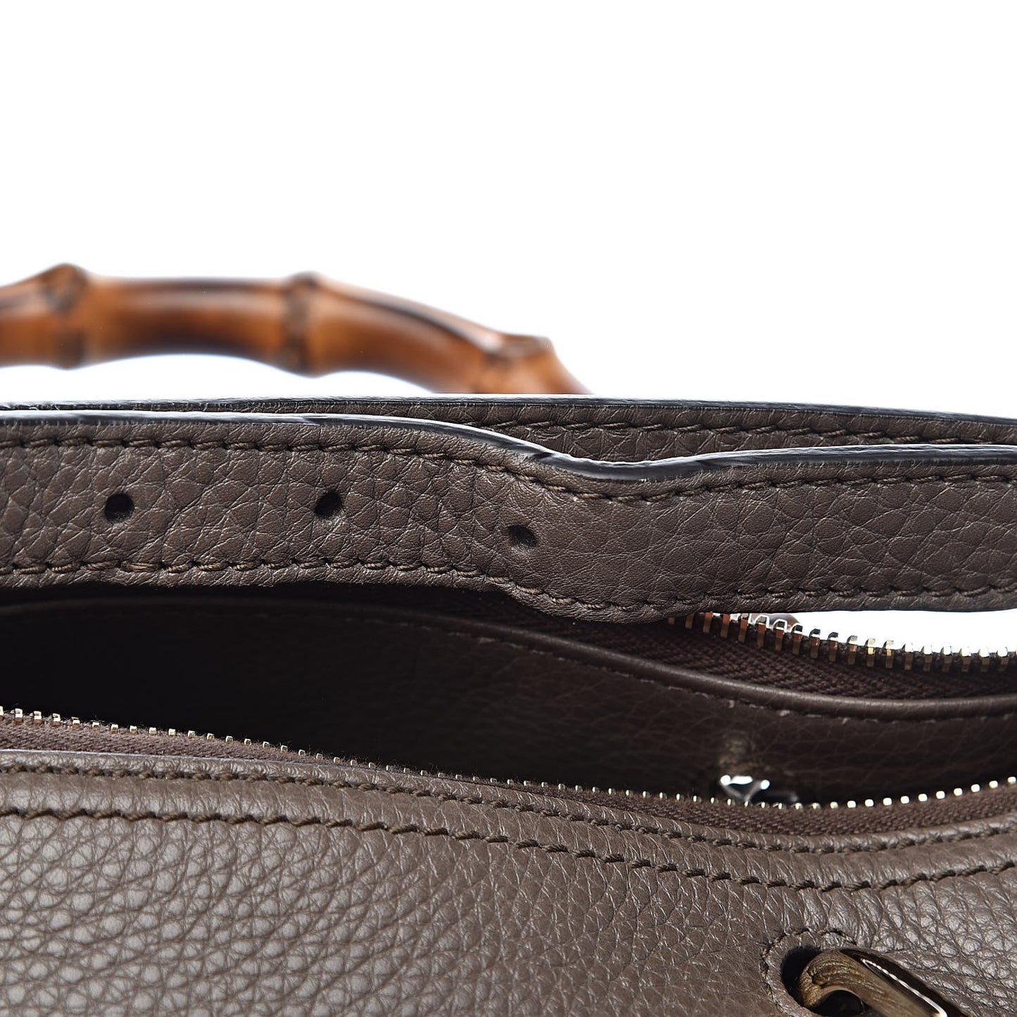 Calfskin Medium Bamboo Shopper Boston Acero