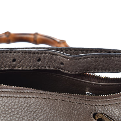 Gucci Calfskin Medium Bamboo Shopper Boston Acero 8 of 12
