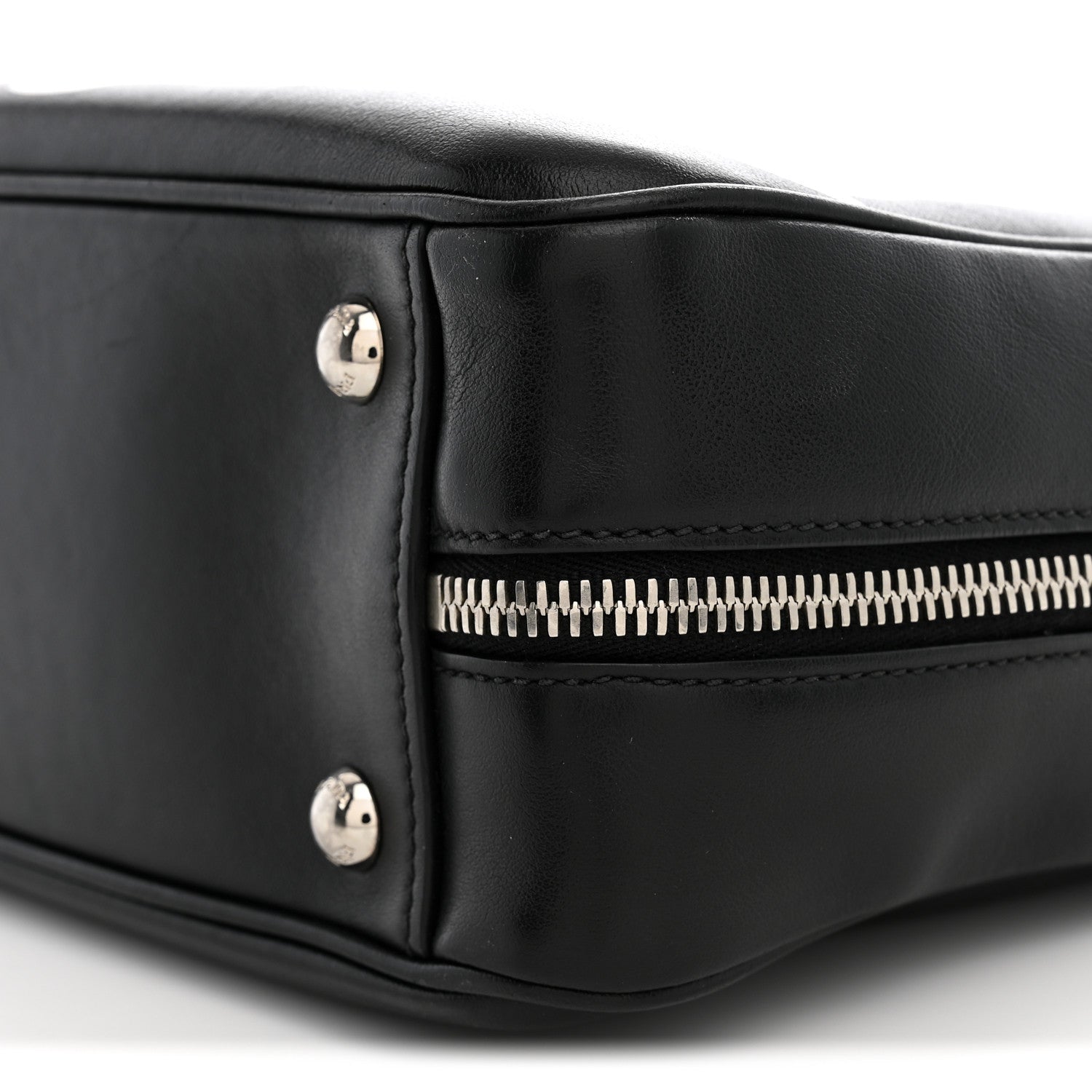 Prada City Calf Dinosaur Bauletto Black 10 of 11