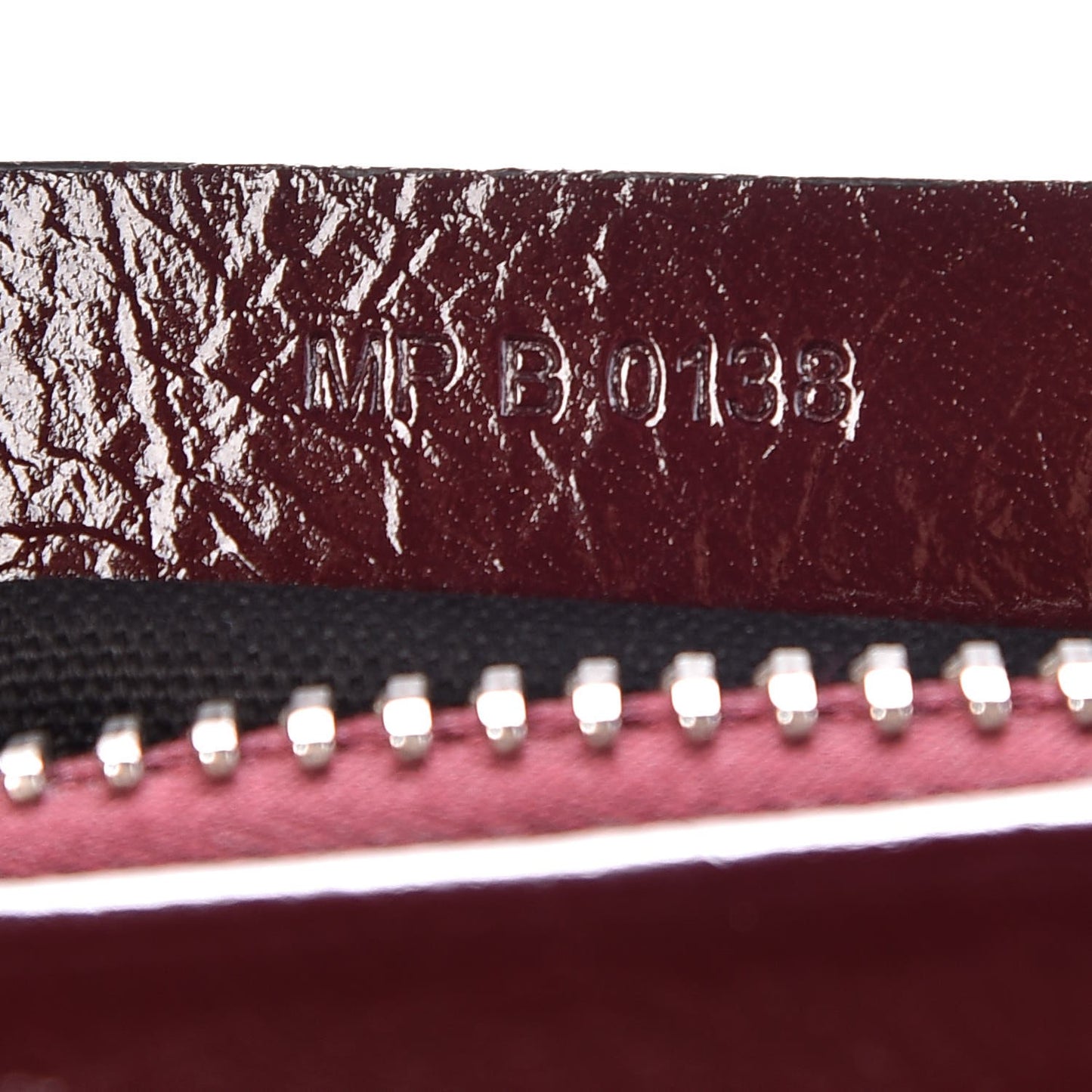 Crinkled Patent Calfskin Small Antigona Aubergine