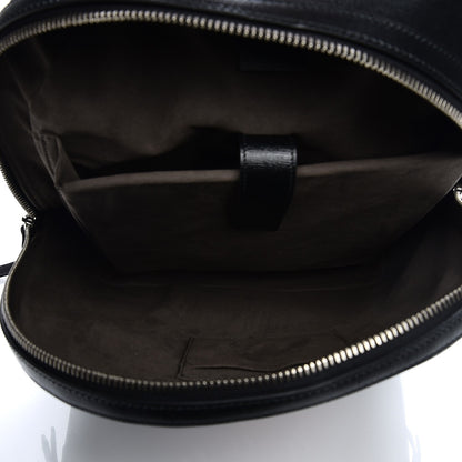 Gucci Calfskin Kingsnake Dome Backpack Black 5 of 9