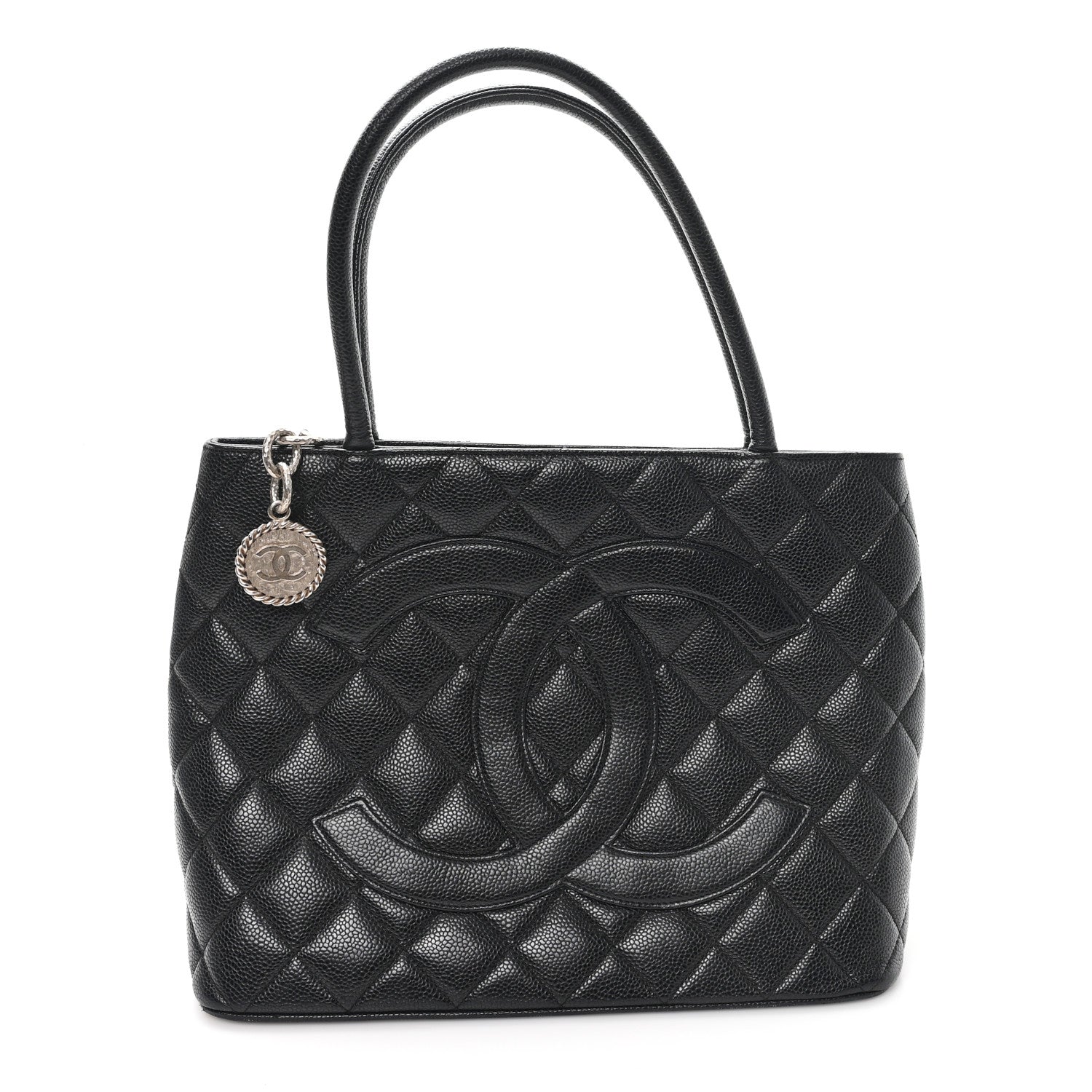Chanel Caviar Quilted Medallion Tote Black 1 of 13