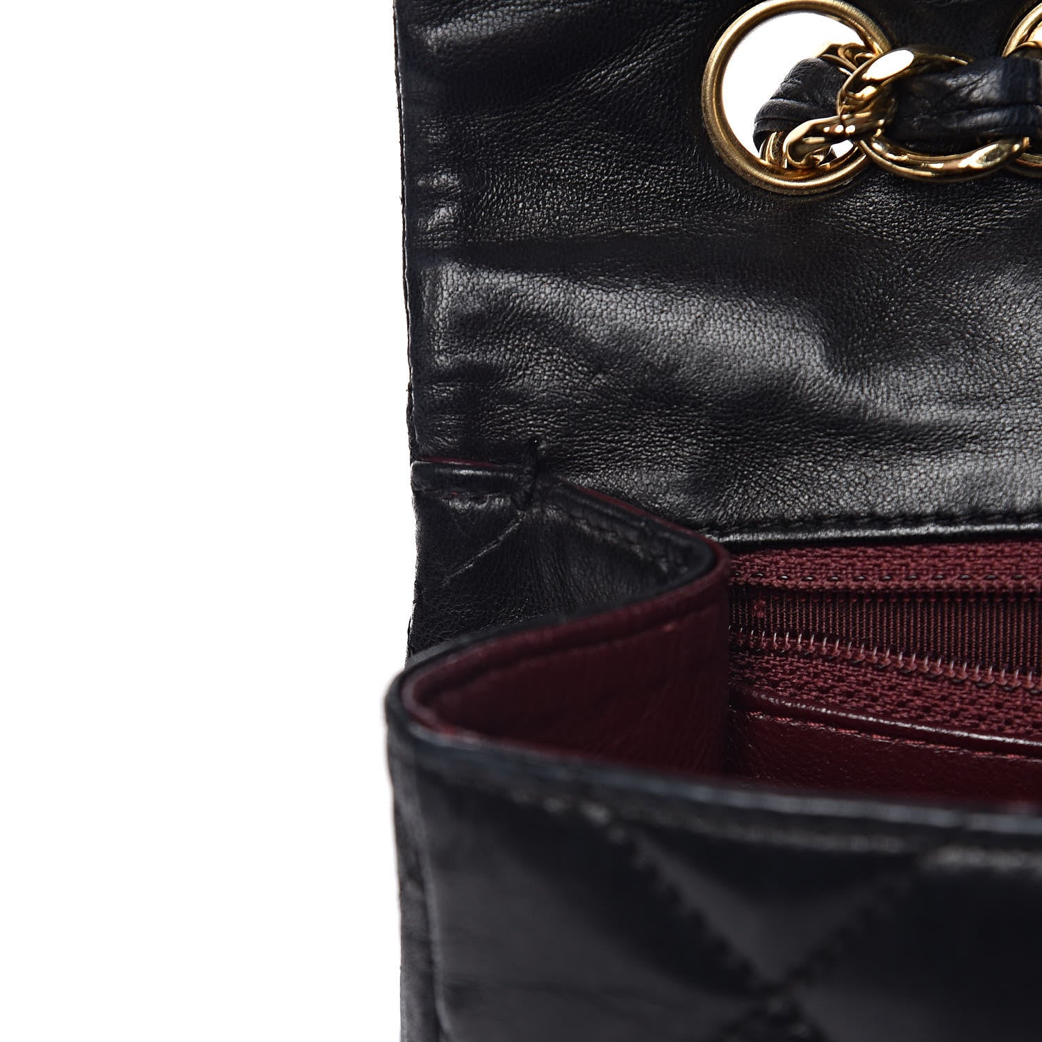 Chanel Lambskin Quilted Jumbo Single Flap Black 13 of 24