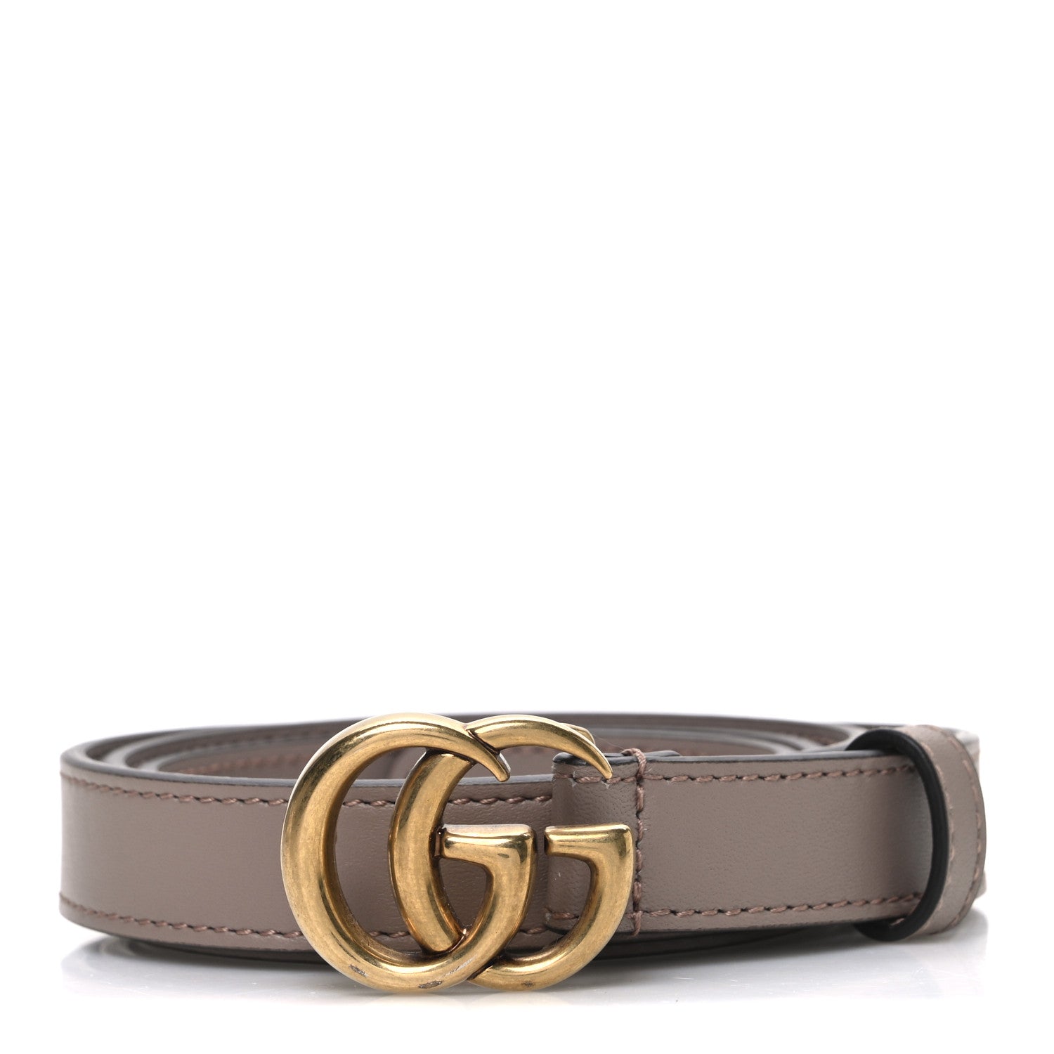 Gucci Calfskin Double G 20mm Belt 90 36 Porcelain Rose 1 of 5