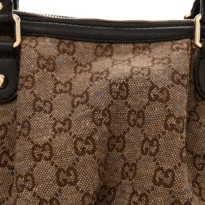 Gucci Monogram Medium Sukey Top Handle Dark Brown 19 of 28