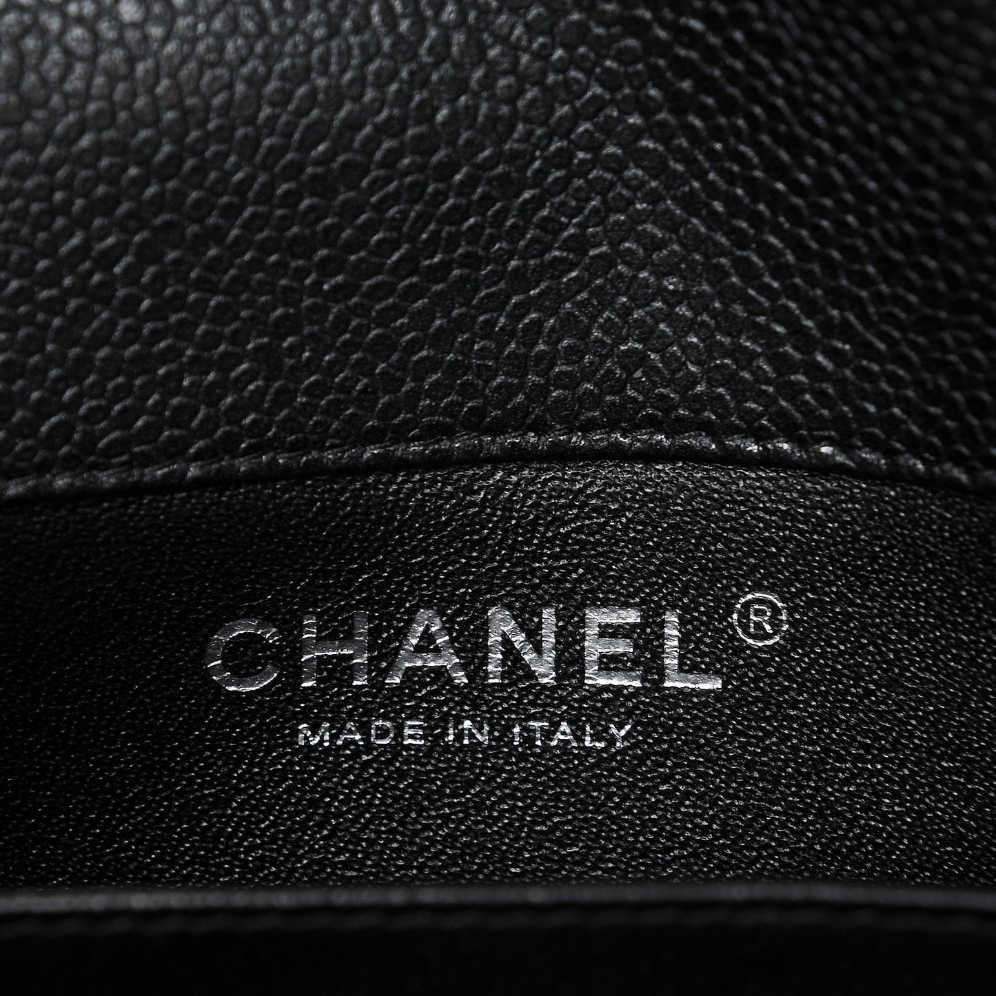 Caviar Quilted Extra Mini Flap Black
