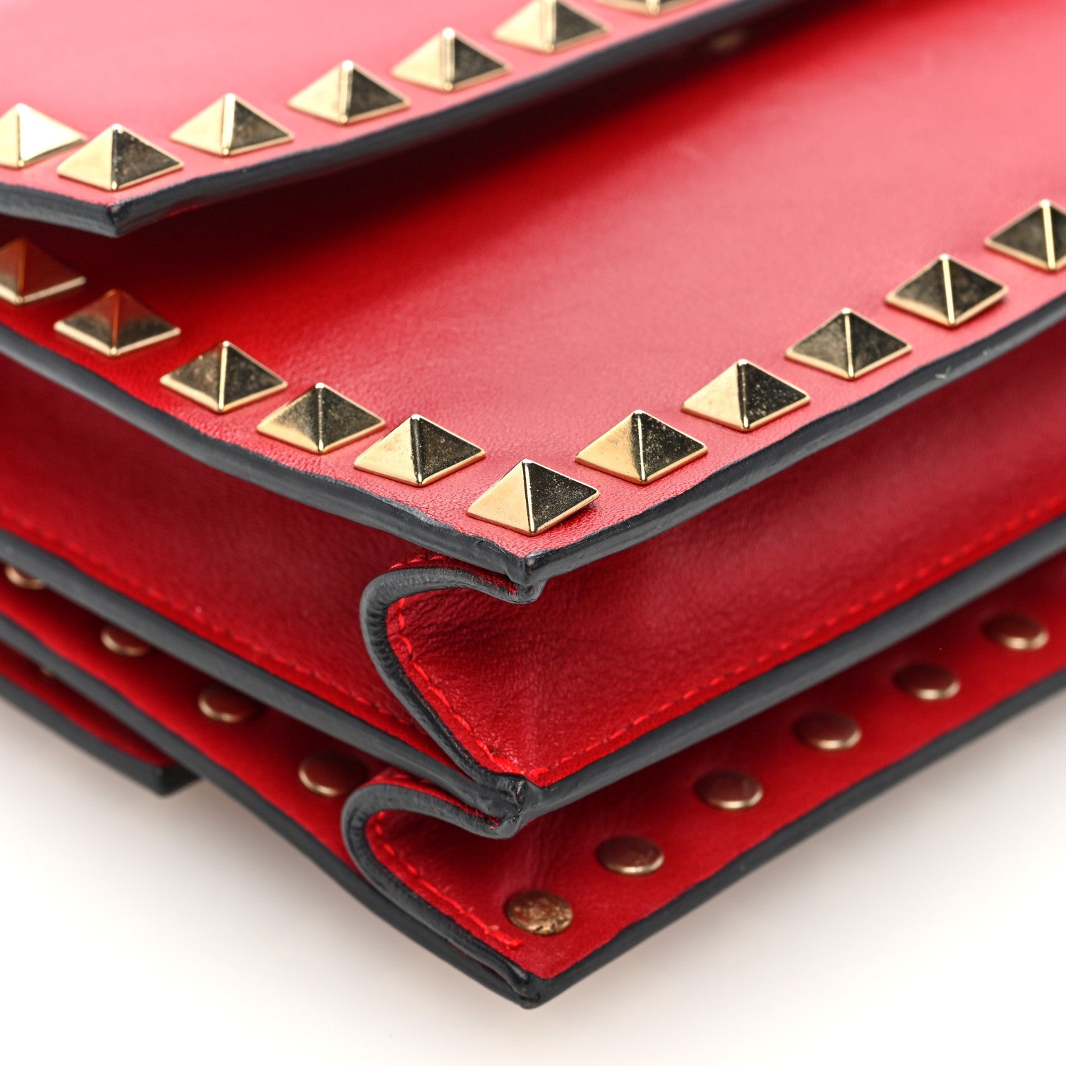 Valentino Garavani Vitello Rockstud Mini Flap Bag Rosso Valentino 8 of 10