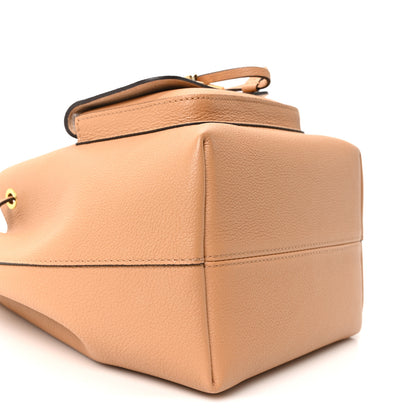 Louis Vuitton Calfskin Lockme Bucket MM Arizona Beige 8 of 10