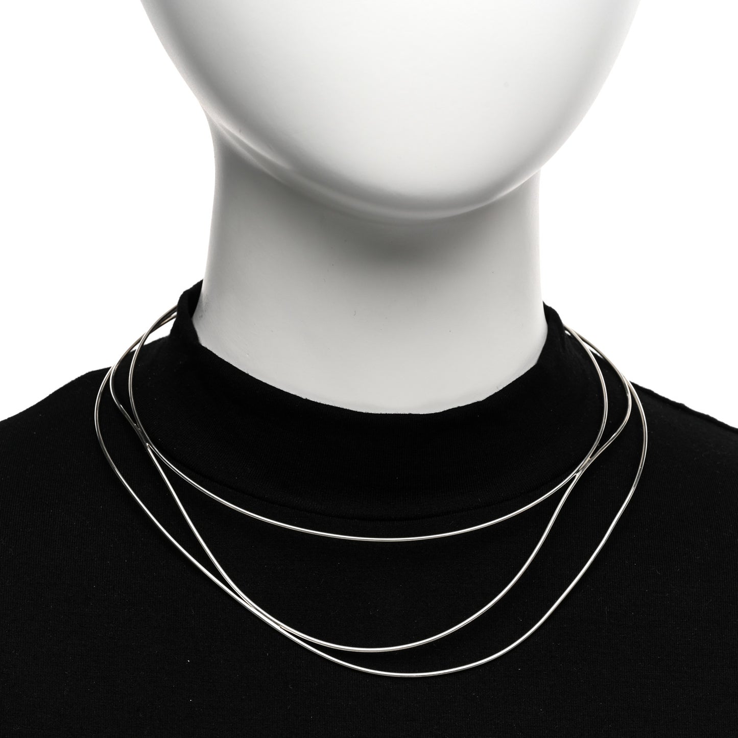 Sterling Silver Elsa Peretti Wave Necklace
