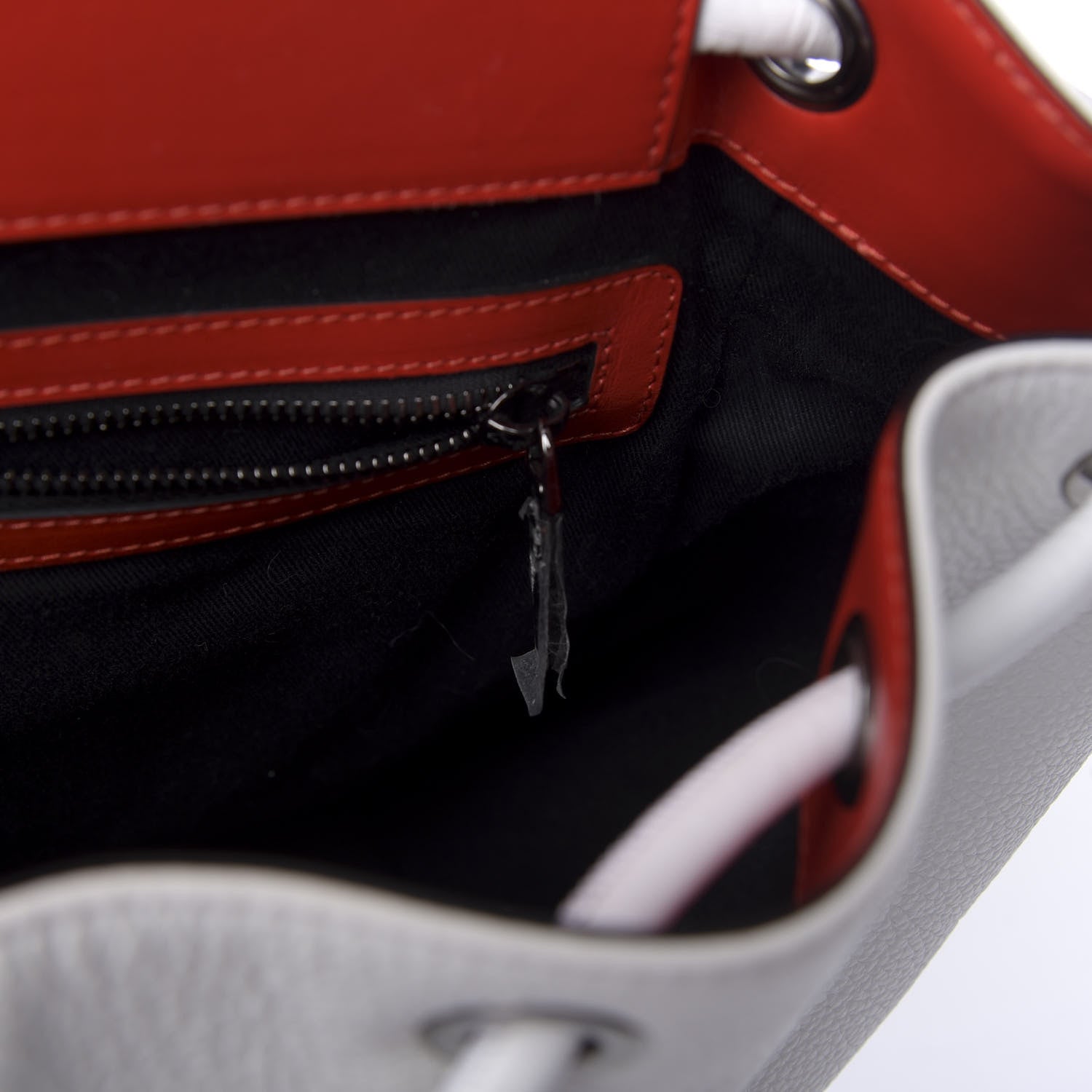 Christian Louboutin Calfskin Spiked Explorafunk Backpack White 8 of 9