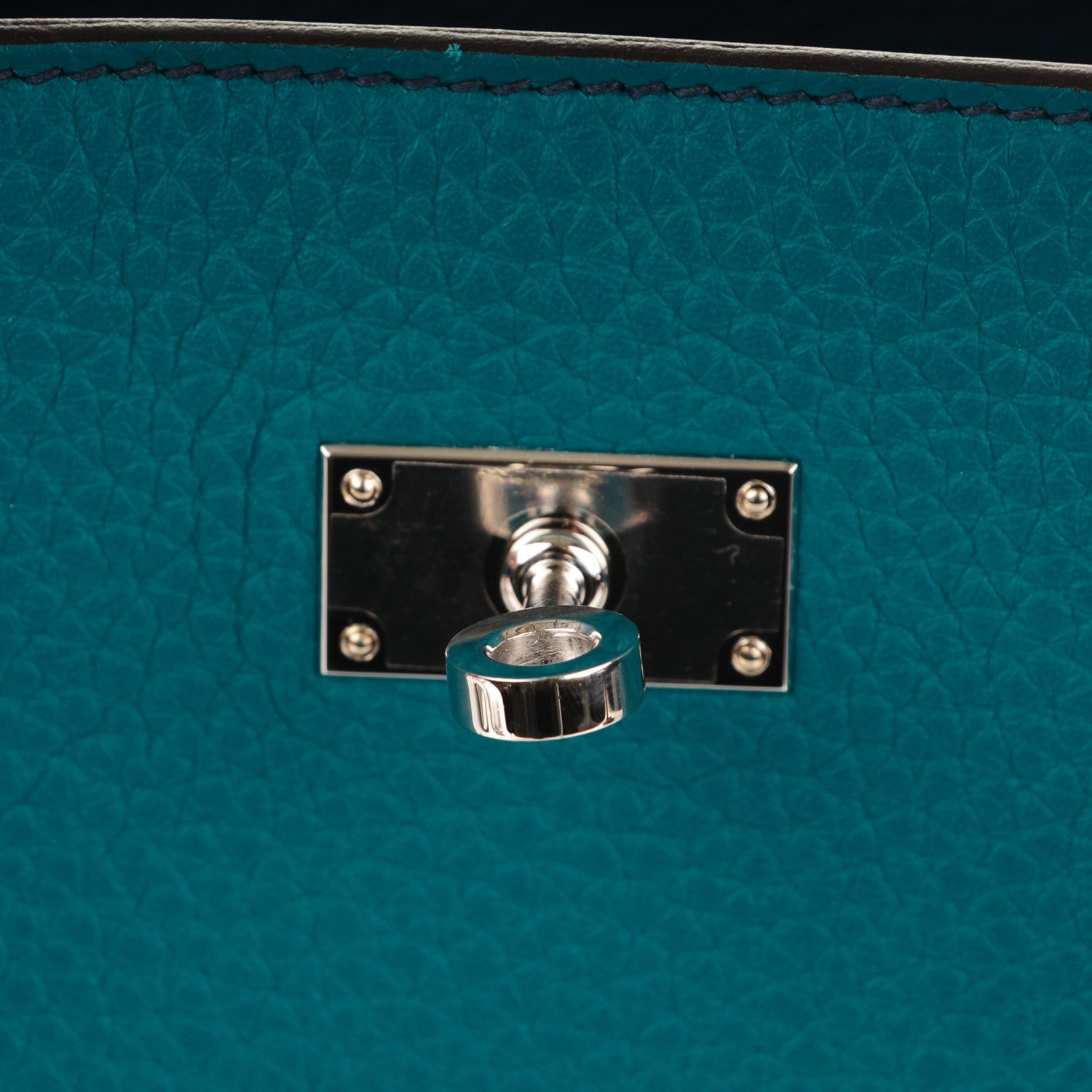 Hermes Taurillon Clemence Eclat So Kelly 22 Bleu Izmir Saphir 11 of 14