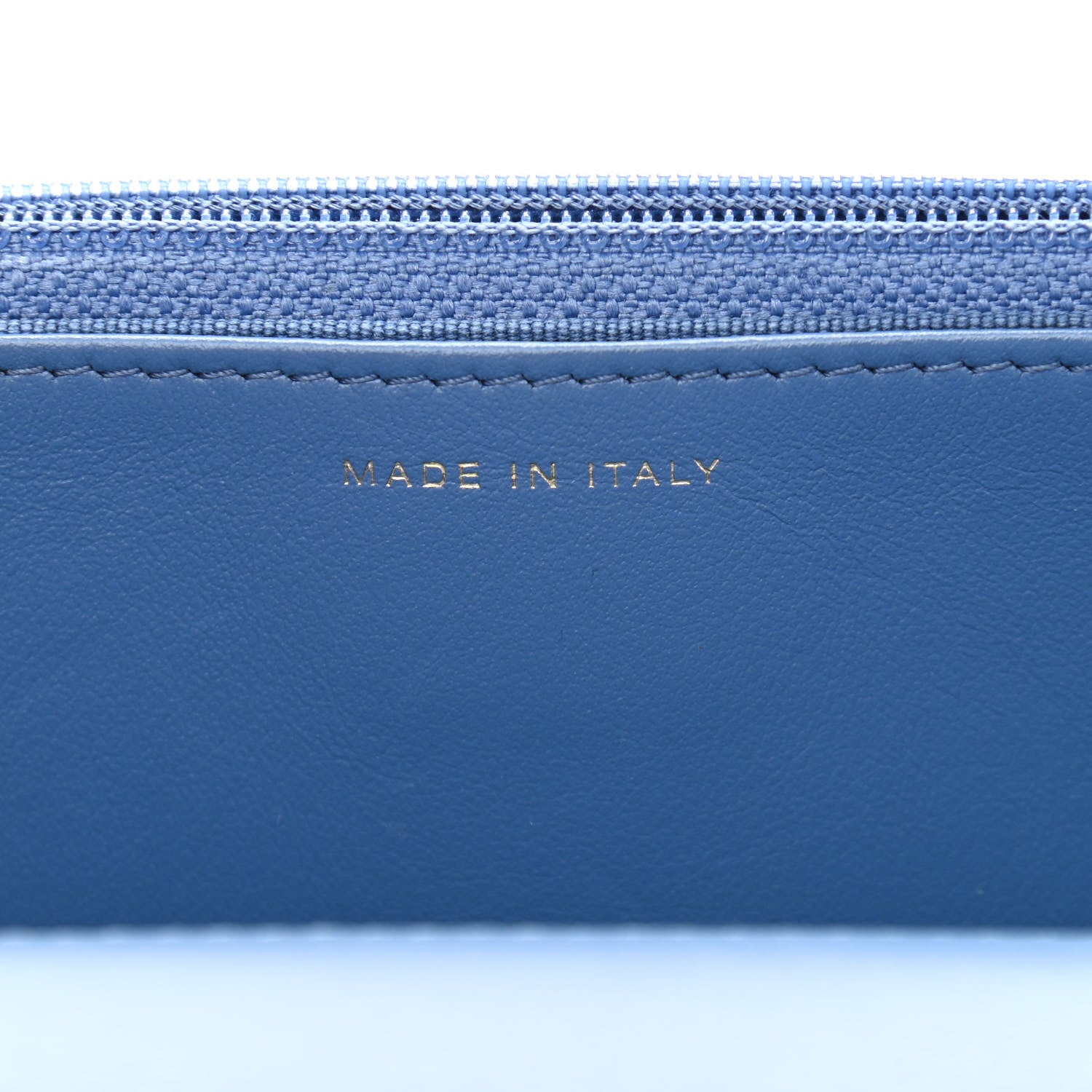 Chanel Denim Quilted Chanel 19 Wallet On Chain WOC Blue 7 of 12