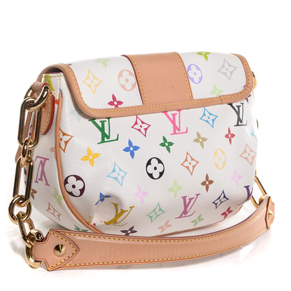 Louis Vuitton Monogram Multicolor Patti White 3 of 7