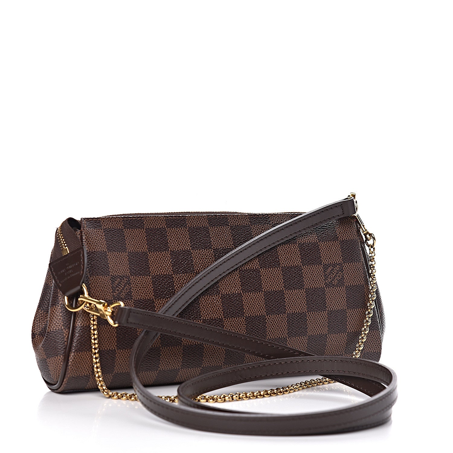 Louis Vuitton Damier Ebene Eva Clutch 3 of 10