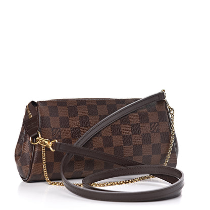 Louis Vuitton Damier Ebene Eva Clutch 3 of 10