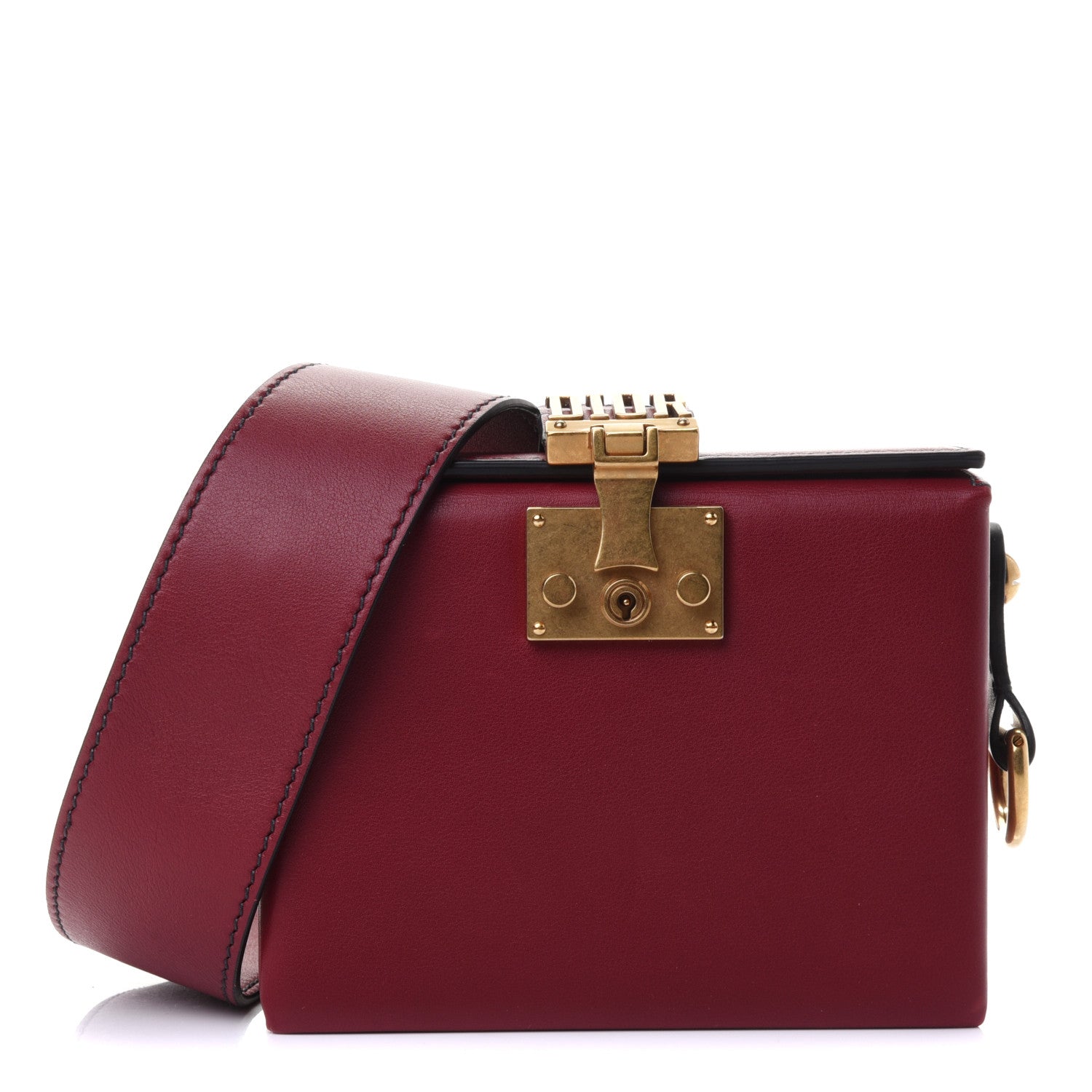 Christian Dior Lambskin Dioraddict Lockbox Red 1 of 4