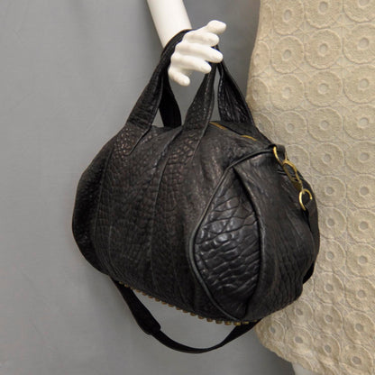 Alexander Wang Leather Rocco Duffel Black 2 of 9