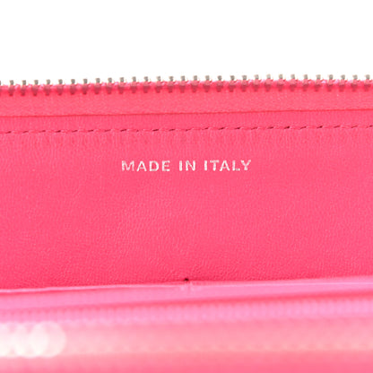 Chanel Lambskin Quilted Travel Case Pink 7 of 25