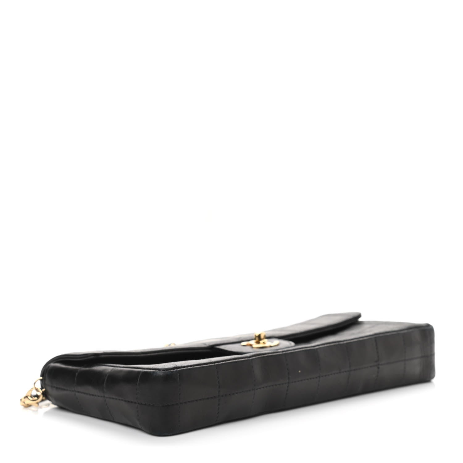 Chanel Lambskin East West Chocolate Bar Flap Black 4 of 14