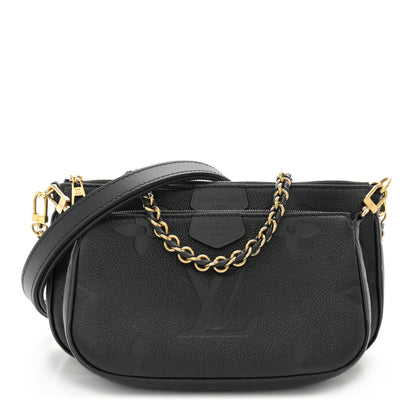 Louis Vuitton Empreinte Monogram Giant Multi Pochette Accessories Black 1 of 10