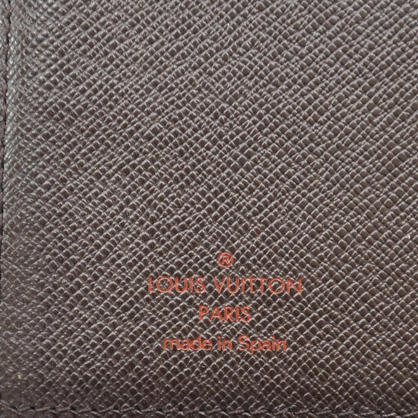 Damier Ebene Small Ring Agenda