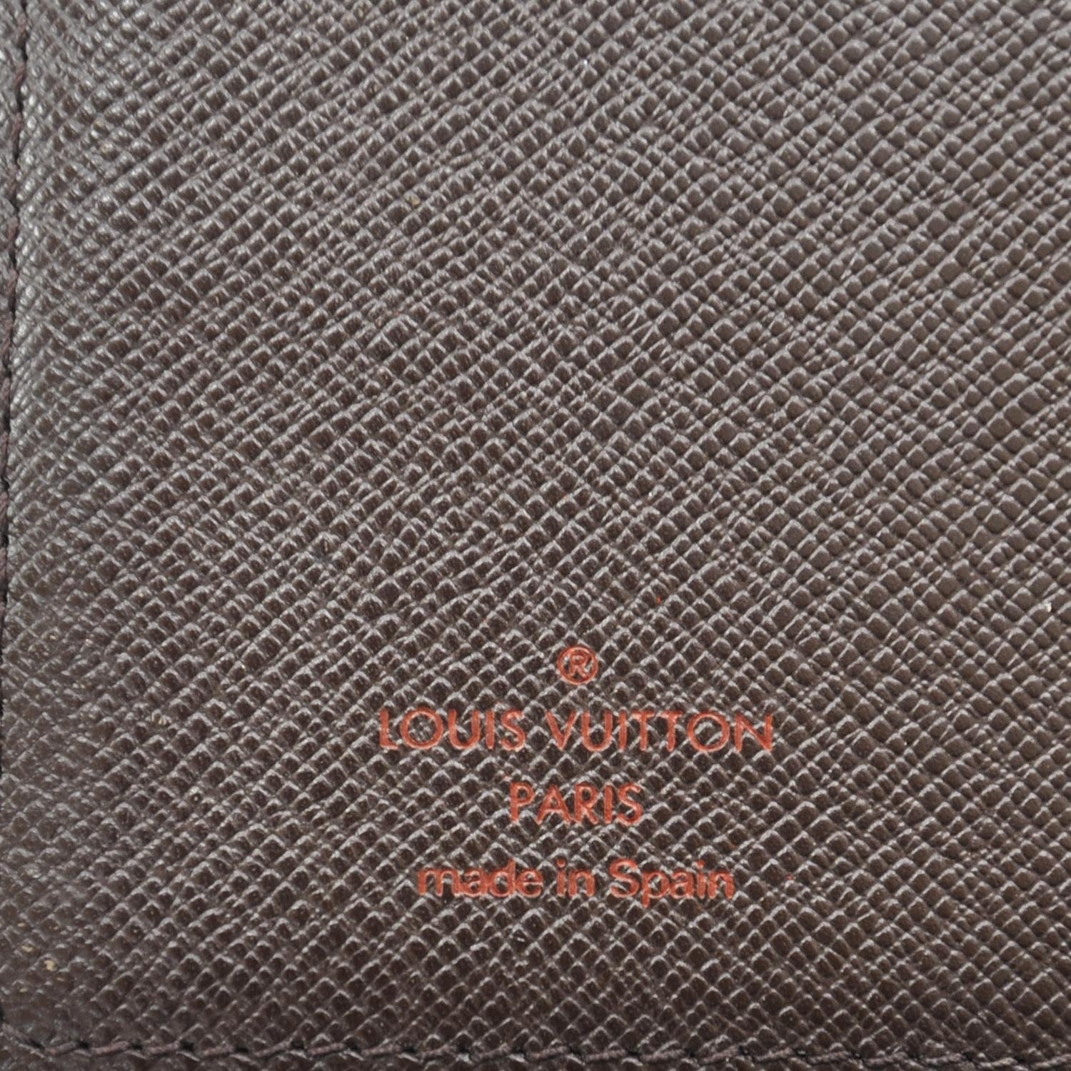 Louis Vuitton Damier Ebene Small Ring Agenda 7 of 8