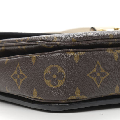 Louis Vuitton Monogram Braided Pochette Metis Creme Beige 8 of 11