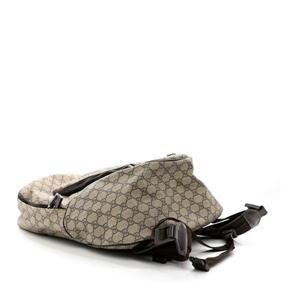 Gucci GG Plus Monogram Interlocking G Medium Backpack Dark Brown 4 of 10