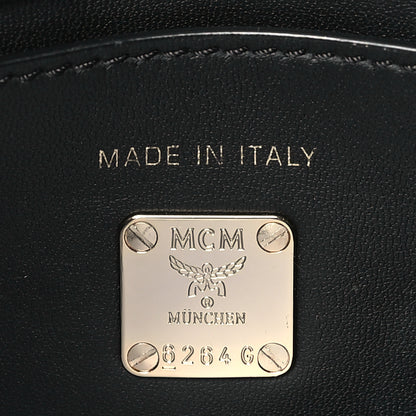 MCM Calfskin Small Candy Shoulder Bag Black 7 of 11