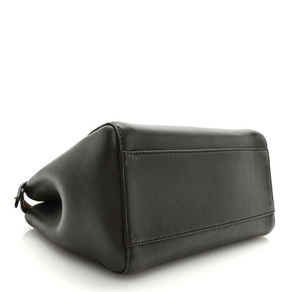 Fendi Nappa Mini Peekaboo Iconic Satchel Carbone 4 of 9