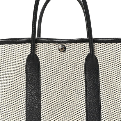 Hermes Toile Negonda Garden Party 30 TPM Black Ecru 8 of 12