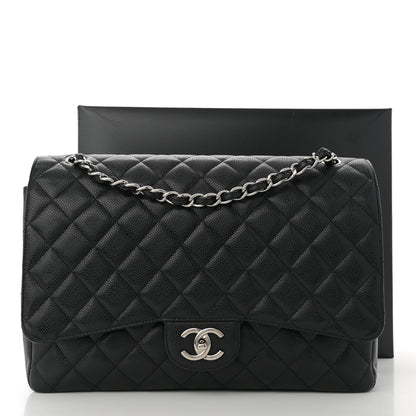 Chanel Caviar Quilted Maxi Double Flap Black 13 of 13