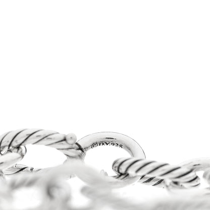 David Yurman Sterling Silver 12mm Large Oval Link Bracelet 5 of 5