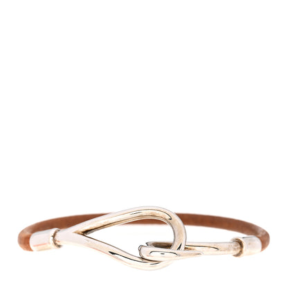 Hermes Natural Bridle Jumbo Hook Bracelet Bouton 1 of 4