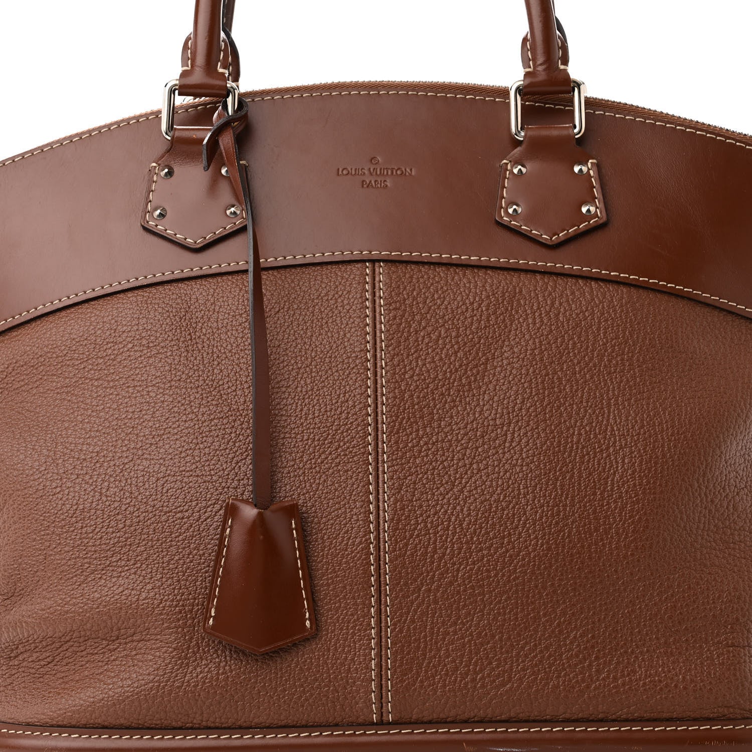 Louis Vuitton Suhali Lockit MM Sienne 7 of 13