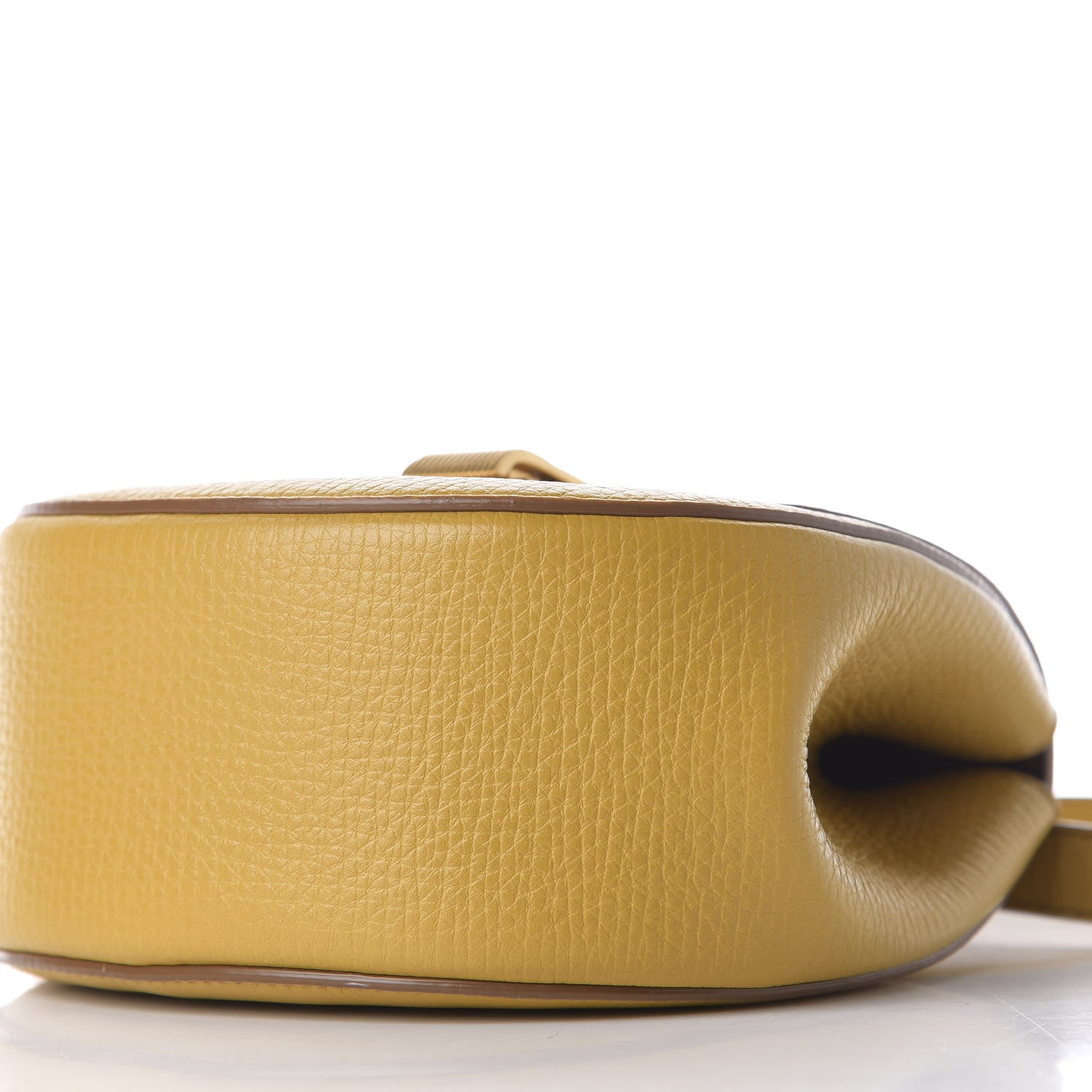 Bottega Veneta Palmellato Calfskin Rounded Belt Bag Butterscotch 7 of 8