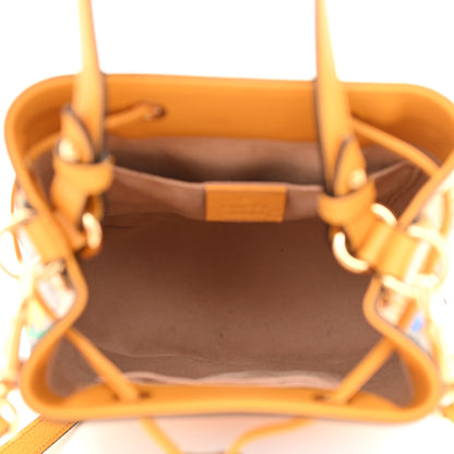 Gucci GG Supreme Monogram Flora Small Ophidia Bucket Bag Beige Multicolor Crop 5 of 8