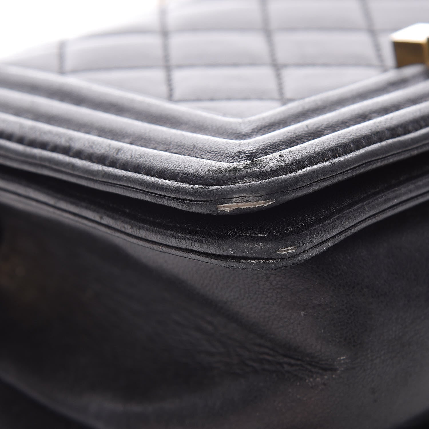 Chanel Lambskin Quilted Small Boy Flap Black 13 of 18