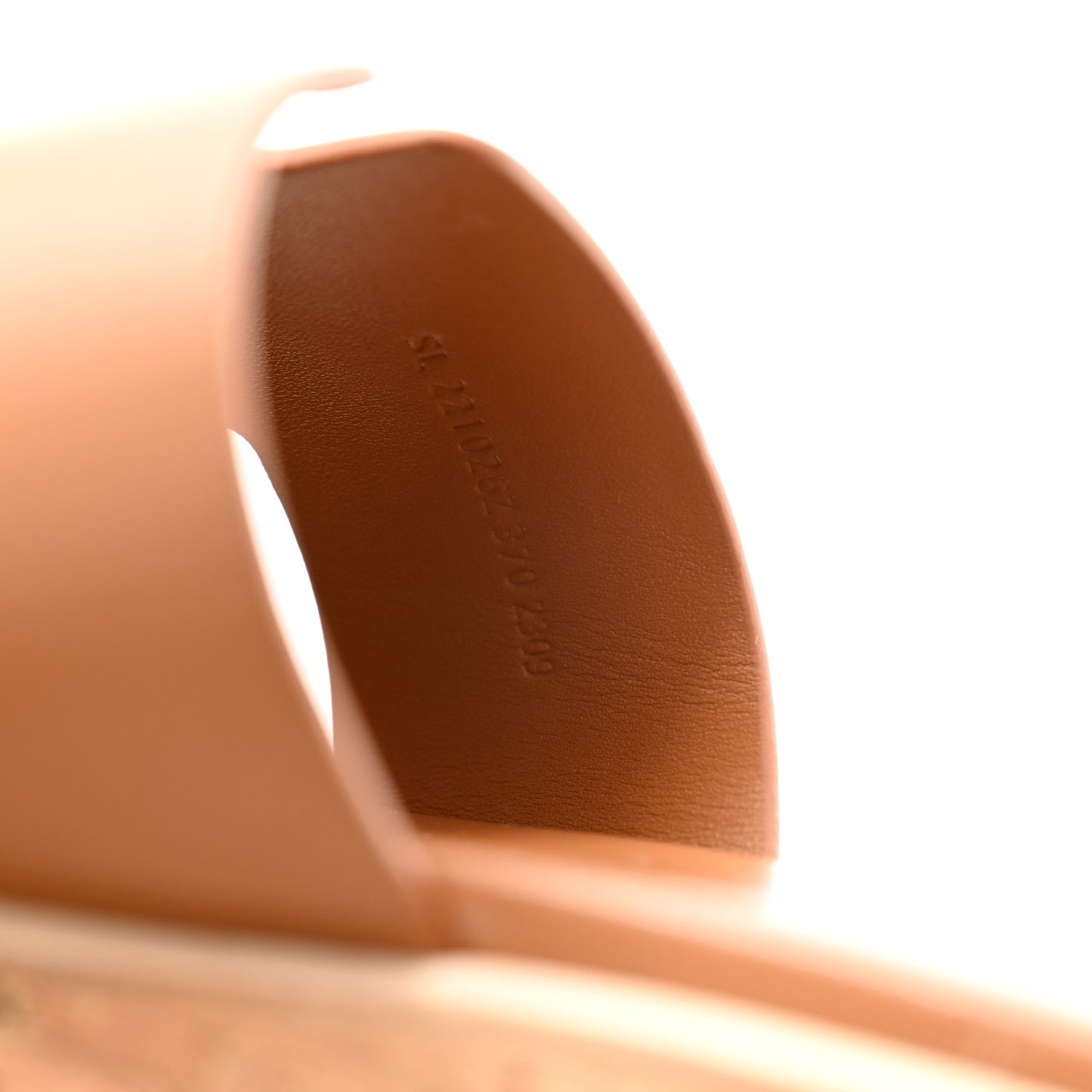 Calfskin Cork Eze 30 Sandals 37 Marron Glaise