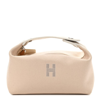 Hermes Canvas Small Bride-A-Brac Pouch Natural 1 of 10