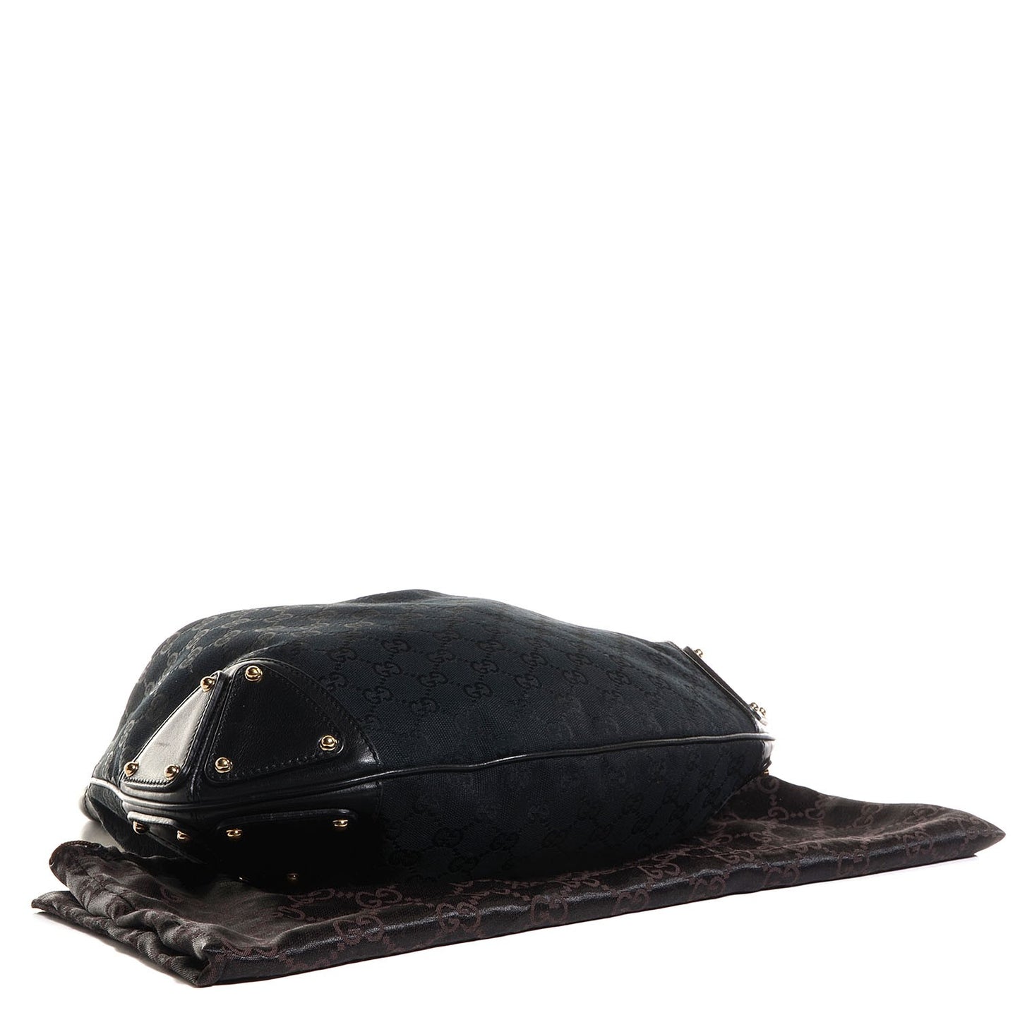 Monogram Medium Indy Top Handle Hobo Black