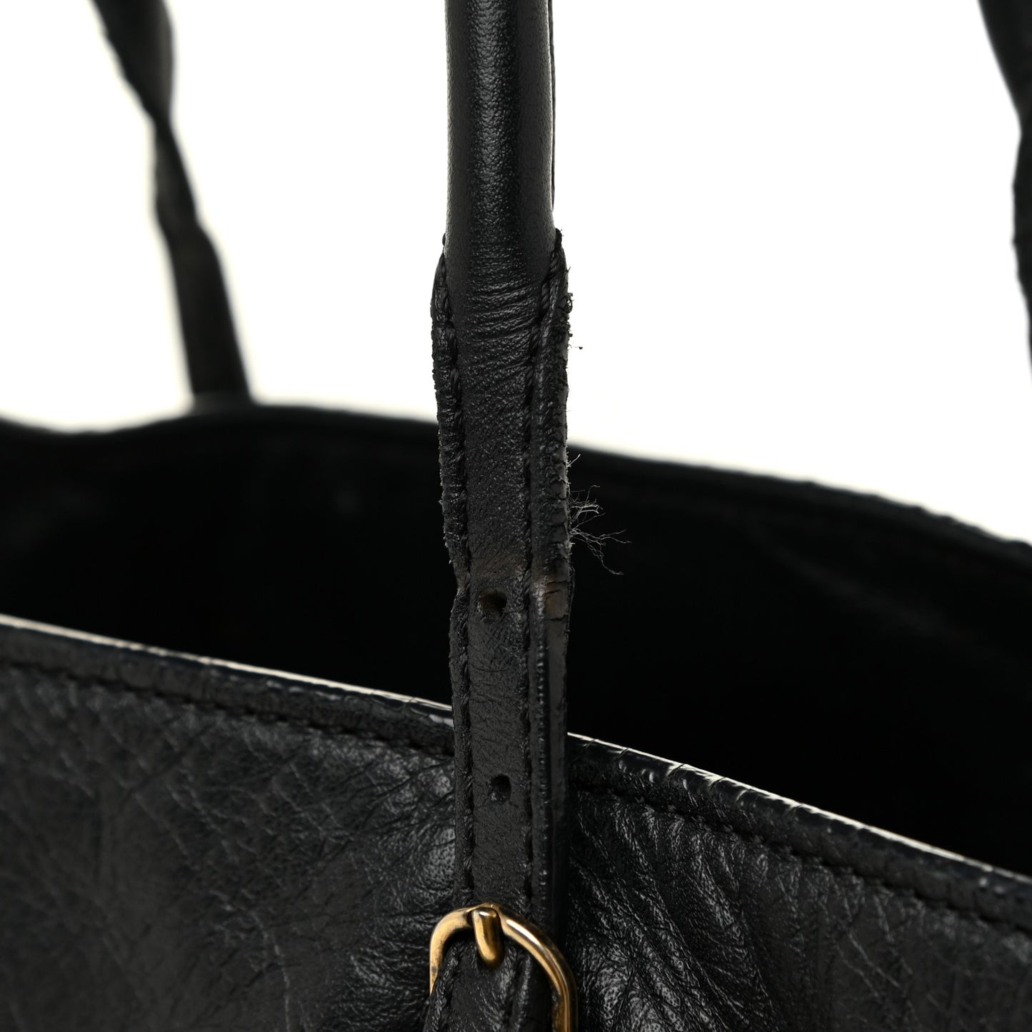 Supple Calfskin Papier A4 Tote Black