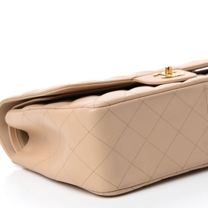 Chanel Caviar Quilted Jumbo Double Flap Beige Clair 6 of 11