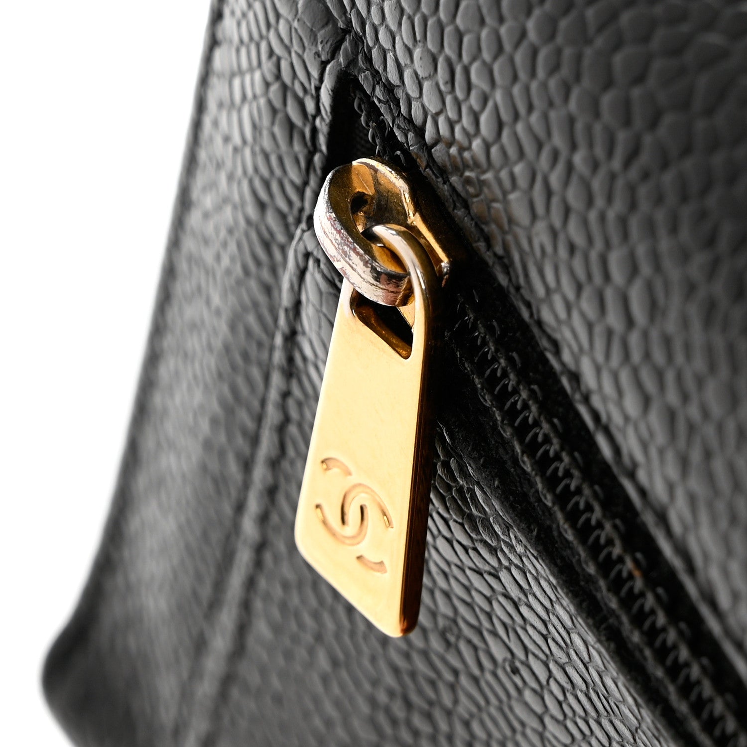 Chanel Caviar Timeless CC Flap Wallet Black 9 of 9