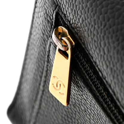 Chanel Caviar Timeless CC Flap Wallet Black 9 of 9