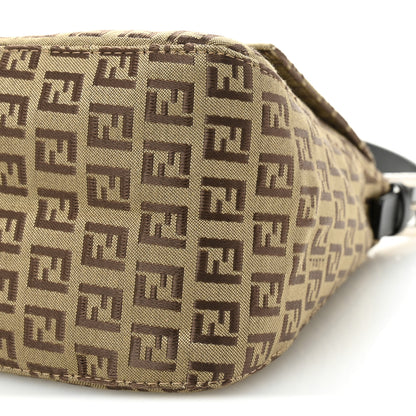 Fendi Zucchino Vitello Mama Baguette Testa di Moro Beige 9 of 9